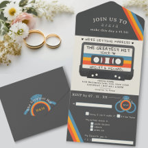 Fita Cassete Retro de Grandes Sucessos Casamento