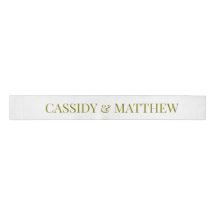 Fita de casamento com nomes personalizados da noiv