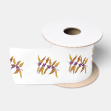 Fita de cetim floral