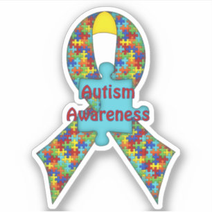 Fita de Conscientização do Autismo Adesivo Recorta