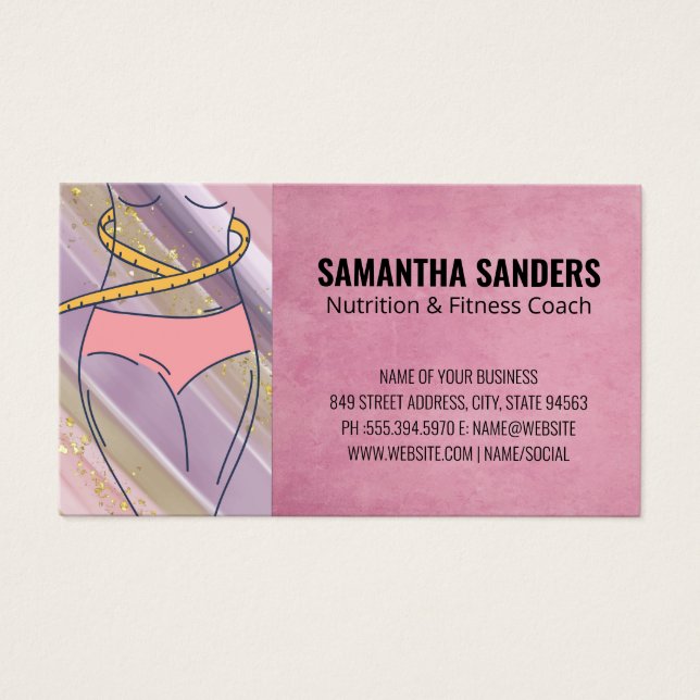 Fita de Medição | Malhações e saúde (Frente)