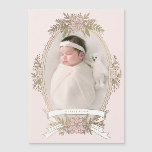 Fita de quadro oval feminina e verde de férias