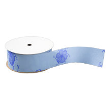 Fita Grosgrain Monocromática FTF em Azul