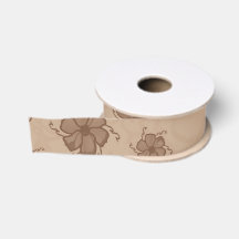 Fita Grosgrain Monocromática FTF em Tons Terrosos