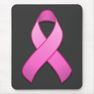 Fita Mousepad da consciência do rosa quente