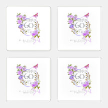 Fita Rosa Roxa 60º Aniversário 