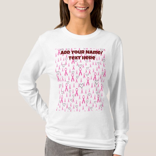 Fitas de amor e suporte- T-Shirt (Frente)