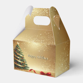 Fitas de árvore de Natal Caixa de presente de Nata