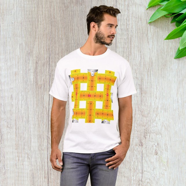 Fitas de Medição Mens T-Shirt (Criador carregado)