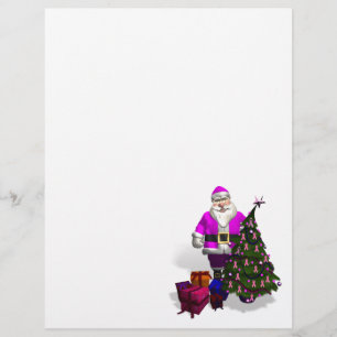 Fitas Rosa Santa Claus