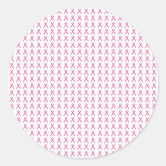 Fitas rosadas do adesivo de consciência do Cancer 