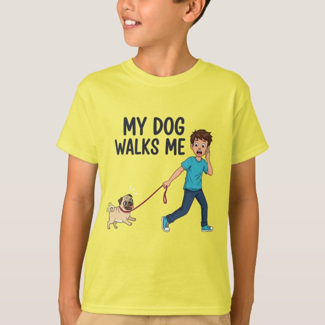 Fitness Trainer: My Dog T-shirt design  (Frente)