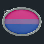 Fivela de cinto do orgulho do Bi<br><div class="desc">Mostre fora a seu orgulho onde quer que você vai com esta curvatura brilhante.</div>