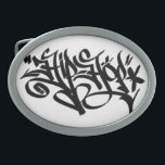 Fivela de cinto dos grafites de Hip Hop<br><div class="desc">Fivela de cinto dos grafites de Hip Hop</div>