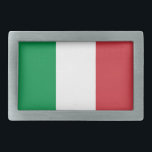 Fivela de cinto italiana da bandeira<br><div class="desc">Seja orgulhoso de quem você é! Seja orgulhoso de onde você vem!</div>