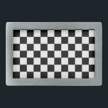 Fivela do Cinto Verificado<br><div class="desc">Essa fivela de cinto se parece com uma bandeira de corrida. O design é da arte original.</div>