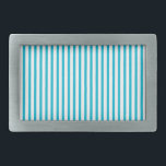 Fivela do Cinturão de Teal Striped<br><div class="desc">fivela de cinto de segurança estriada em teal</div>
