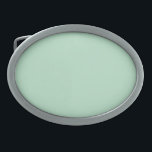 Fivela Metálica Oval Verde da Casa da Mint<br><div class="desc">Elevem seu estilo com esta manga de cinta oval verde de menta. Projetado para aqueles que apreciam a elegância do eterno, este acessório apresenta um acabamento suave e moderno enquadrado em metal durável. O tom pastel suave faz dele uma adição versátil a qualquer armário, quer você esteja se vestindo para...</div>