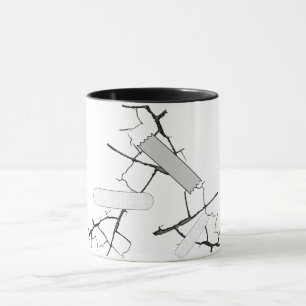 Fixo ele! Caneca rachada