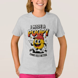Fiz um Design de cartoon de T-Shirt engraçado