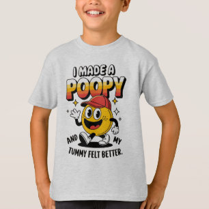 Fiz um Design de cartoon de T-Shirt engraçado