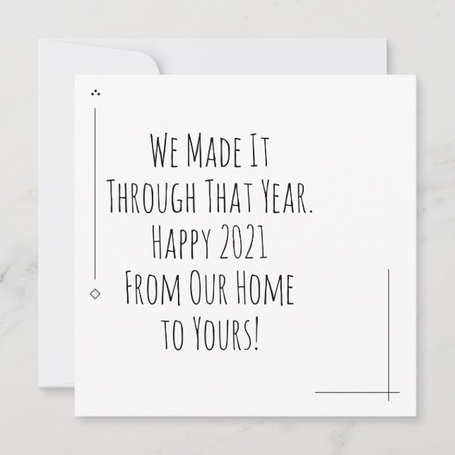 Fizemo-Lo Durante Esse Ano. Feliz ano novo! (Frente)