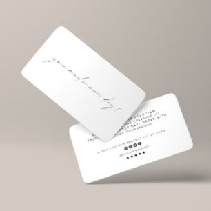 Fizeste o nosso dia de negócios Obrigado Cartão de