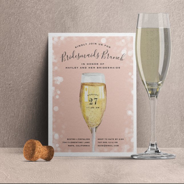 Fizzy Pop | Convite para Bridesmaids Brunch (Criador carregado)