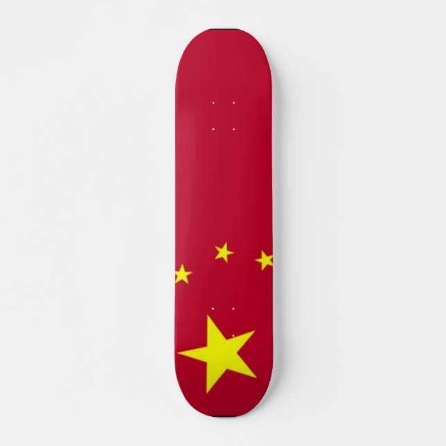 Flag da China Skateboard (Frente)