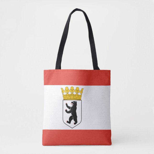 Flag of Berlin Tote Bag (Frente)