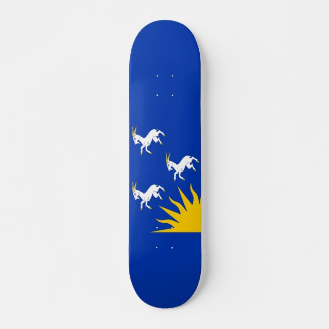 Flag of Merionethshire Skateboard (Frente)