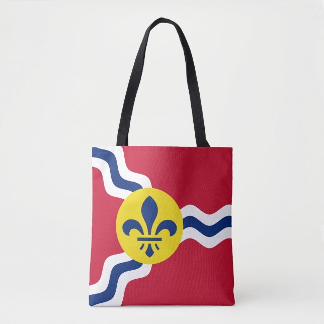Flag of St. Louis, Missouri Tote Bag (Frente)