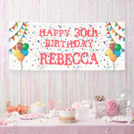 Flair Festivo: Bann de Aniversário Personalizado C