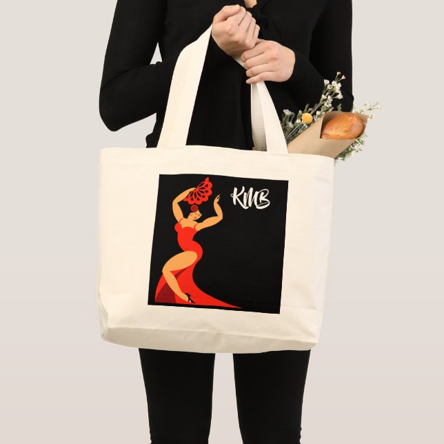 Flamenco Dancer Bolsa (Frente (produto))