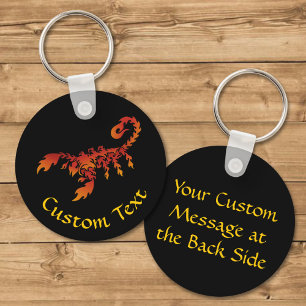 Flames Scorpion Chaveiro