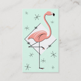 Flamingo Aqua Diamond cartão de visita