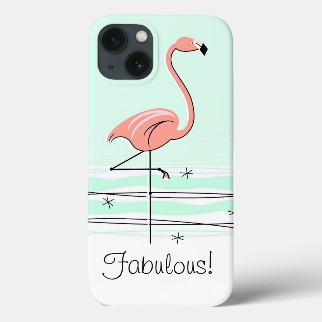 Flamingo Aqua 'Fabuloso!' caixa iPad (Verso)