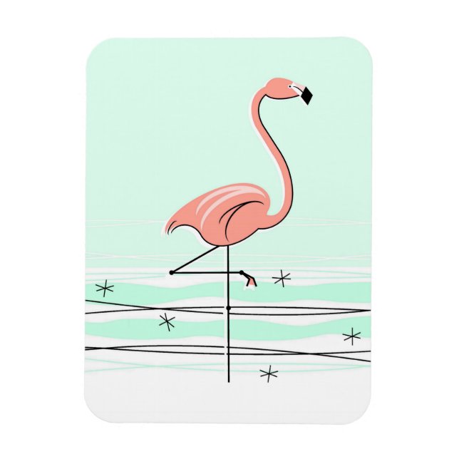 Flamingo Aqua íman flexível (Vertical)