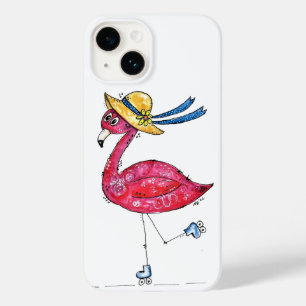 Flamingo, branco e branco, cor-de-rosa, em Skates