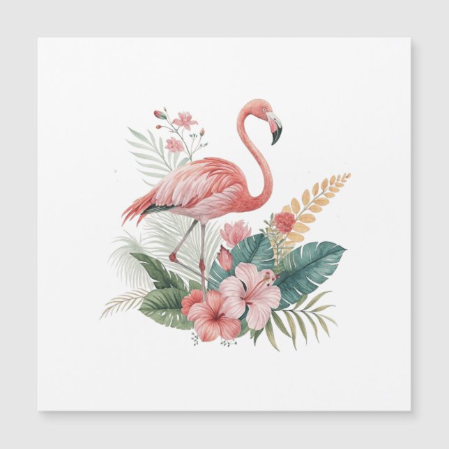 Flamingo Com Flores (Frente)