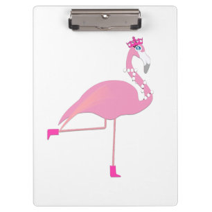Flamingo cor-de-rosa - prancheta