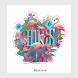 Flamingo Elevará seu estilo com adesivos