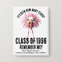Flamingo Engraçado Personalizado Reunião de Turma 