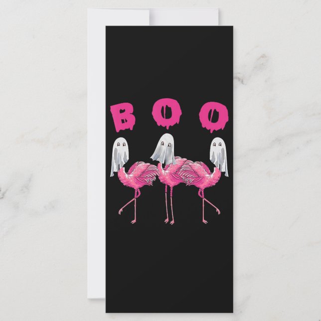 Flamingo | Fantasia de Halloween do Ghost Flamingo (Frente)