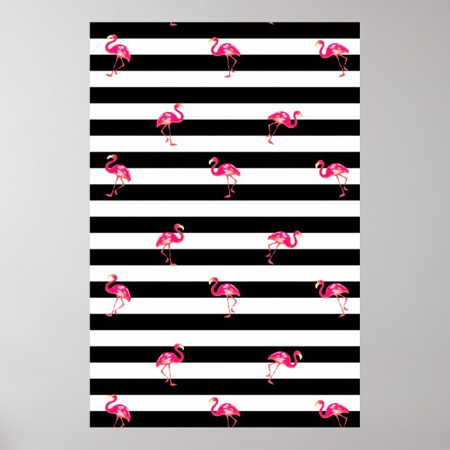 flamingo, flamingo poster, poster de cozinha, (Frente)