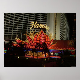 Flamingo Las Vegas Poster Impressão