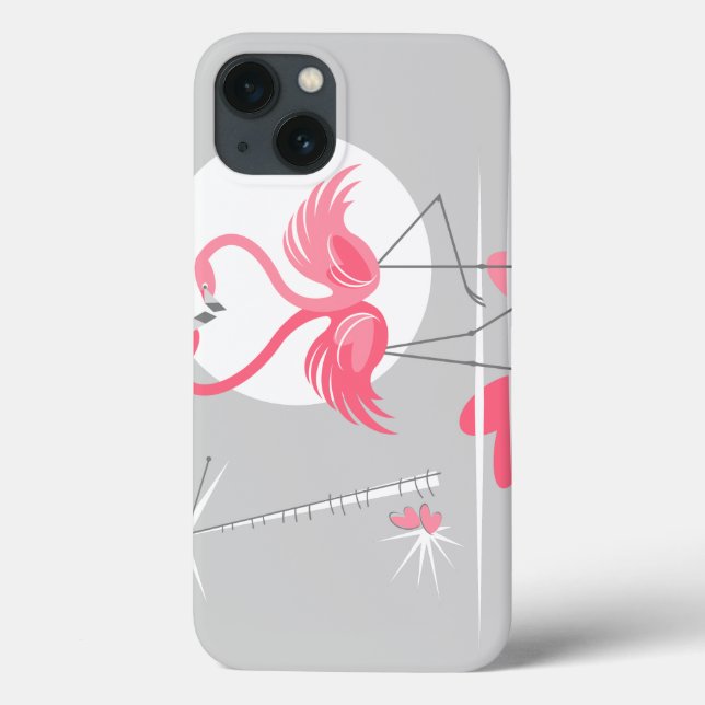 Flamingo Love IPad horizontal (Verso)