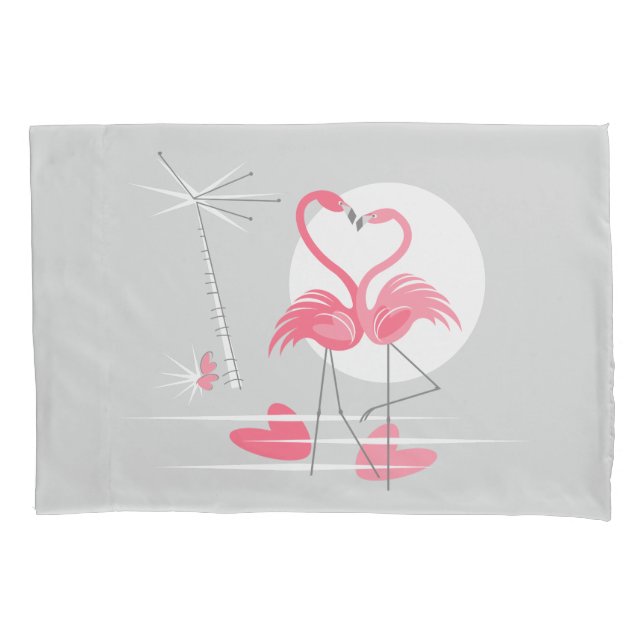 Flamingo Love Multiback Pillowcase (Frente)