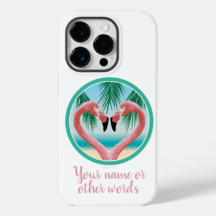 Flamingo Love (Namorados Tropical) Case-Mate iPhon