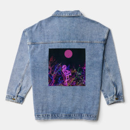 Flamingo na festa de dança.